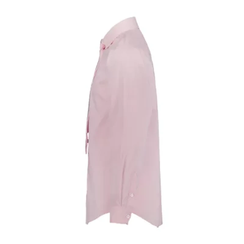 Van Heusen Little & Big Kid Boys Stretch Fabric Long Sleeve Point Collar Shirt + Tie Set