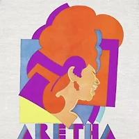 Hope & Wonder Black History Month Aretha Mens Crew Neck Short Sleeve Regular Fit Graphic T-Shirt