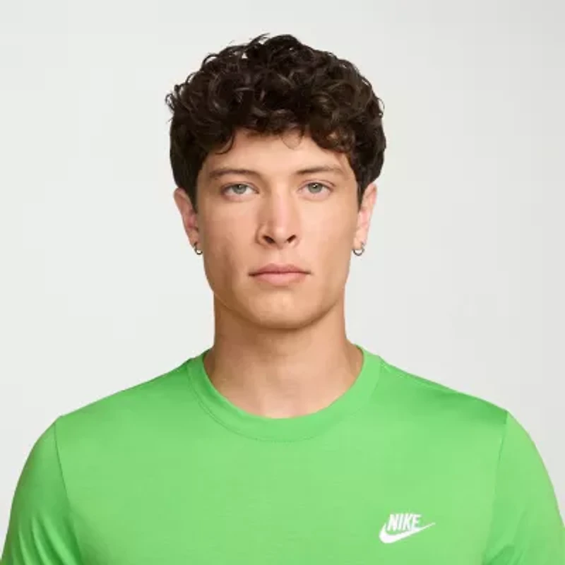 Nike Embroidered Logo Mens Crew Neck Short Sleeve Active T-Shirt