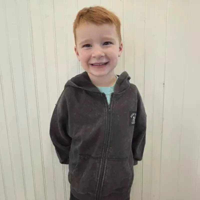 Grayson Little Toddler Boys Long Sleeve Zipper Hoodie