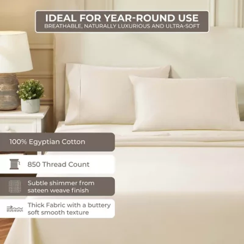 SUPERIOR® Egyptian Cotton Luxury Sateen 850tc Pillowcase