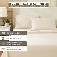 SUPERIOR® Egyptian Cotton Luxury Sateen 850tc Pillowcase