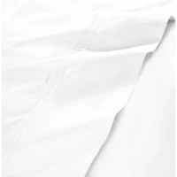 SUPERIOR® Gina Organic Percale Crisp Breathable 300tc Deep Pocket Sheet Set