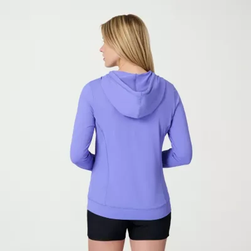 Free Country Womens Long Sleeve Moisture Wicking Active Hoodie
