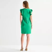 Marc New York Womens Sleeveless Sheath Dress
