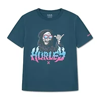 Hurley Big Kid Boys Crew Neck Short Sleeve Regular Fit Graphic T-Shirt