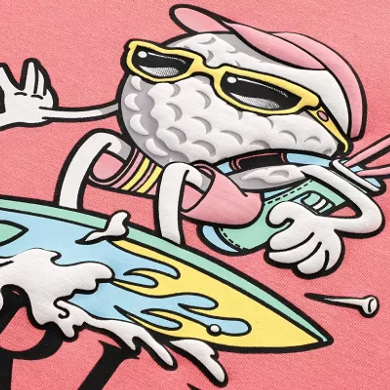 Hurley Big Kid Boys Crew Neck Short Sleeve Regular Fit Graphic T-Shirt