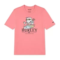 Hurley Big Kid Boys Crew Neck Short Sleeve Regular Fit Graphic T-Shirt