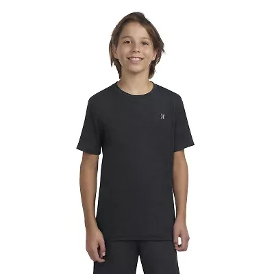 Hurley Dri-Fit Big Kid Boys Crew Neck Short Sleeve Regular Fit Graphic T-Shirt