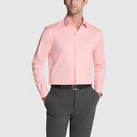 Van Heusen Ultra Flex Mens Regular Fit Stretch Fabric Wrinkle Free Long Sleeve Dress Shirt
