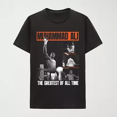 Mens Crew Neck Short Sleeve Classic Fit Big and Tall Graphic T-Shirt