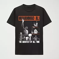 Mens Crew Neck Short Sleeve Classic Fit Big and Tall Graphic T-Shirt