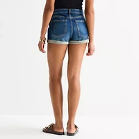 Arizona Womens Juniors Denim Short