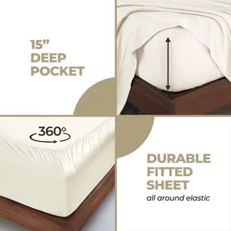SUPERIOR® Beechwood Modal Premium Cooling 400tc Deep Pocket Sheet Set
