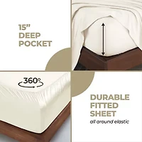 SUPERIOR® Beechwood Modal Premium Cooling 400tc Deep Pocket Sheet Set