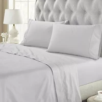 SUPERIOR® Gina Organic Percale Crisp Breathable 300tc Flat Sheet