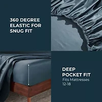 SUPERIOR® Egyptian Cotton Luxury Sateen 850tc Deep Pocket Sheet Set