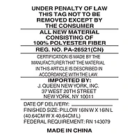 Royal Court Spectra Square Throw Pillow