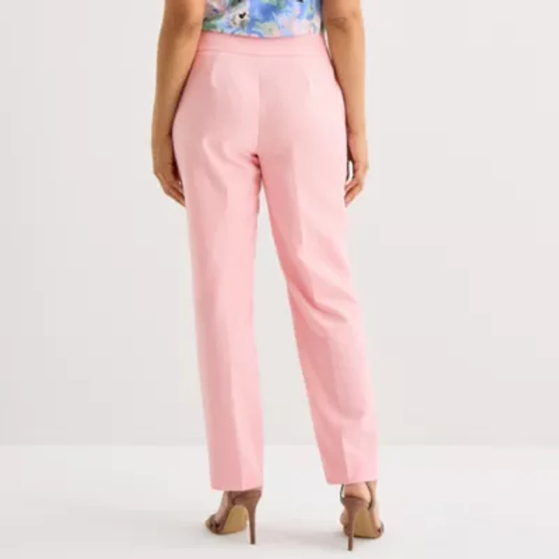 Black Label by Evan-Picone Womens Petite Classic Fit Straight Suit Pant