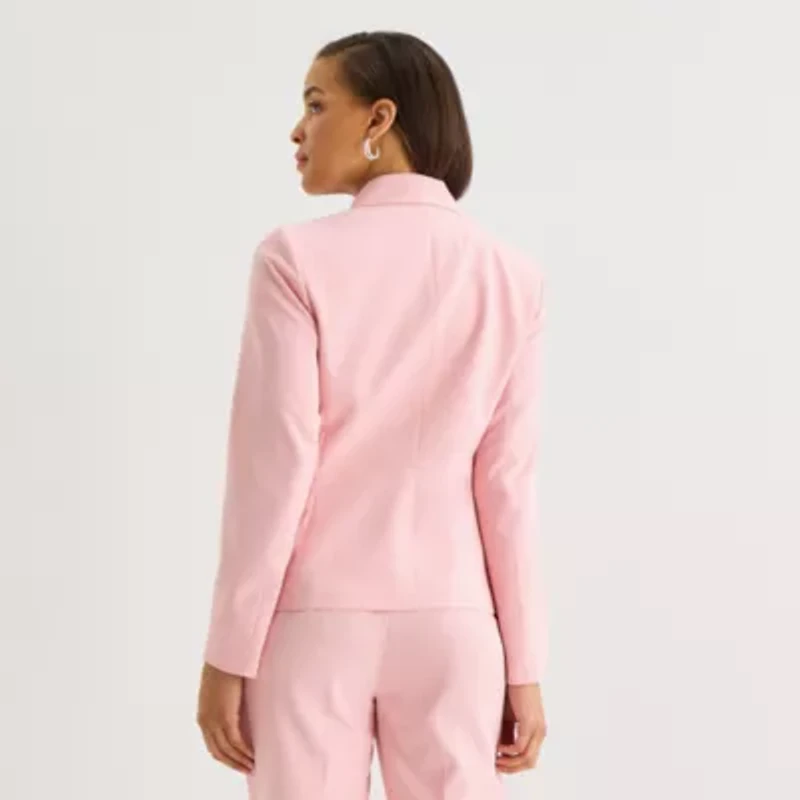 Black Label by Evan-Picone Womens Petite Classic Fit Suit Jacket