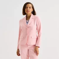 Black Label by Evan-Picone Womens Petite Classic Fit Suit Jacket