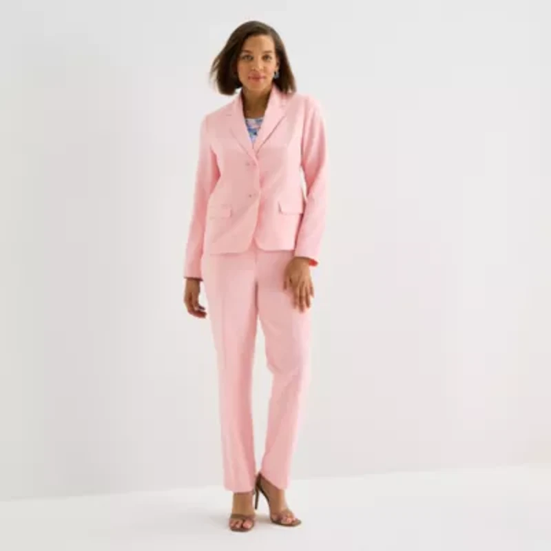 Black Label by Evan-Picone Womens Petite Classic Fit Suit Jacket