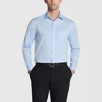 Van Heusen Ultra Flex Mens Regular Fit Stretch Fabric Wrinkle Free Long Sleeve Dress Shirt