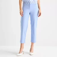 Liz Claiborne Emma Womens Straight Mid Rise Ankle Pant