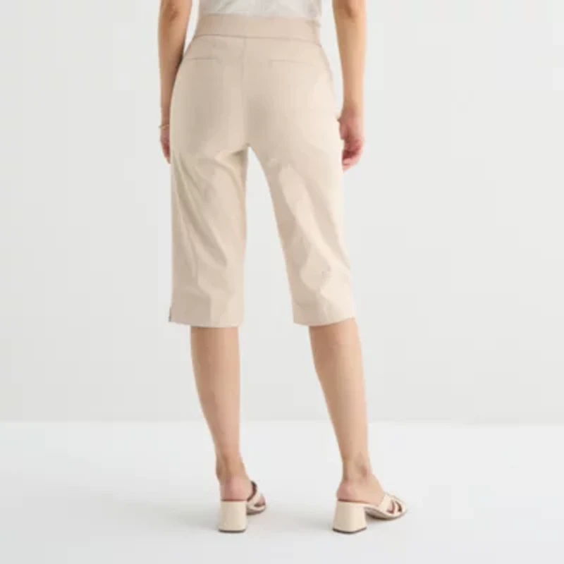 Liz Claiborne Lisa Womens Straight Capri Pant