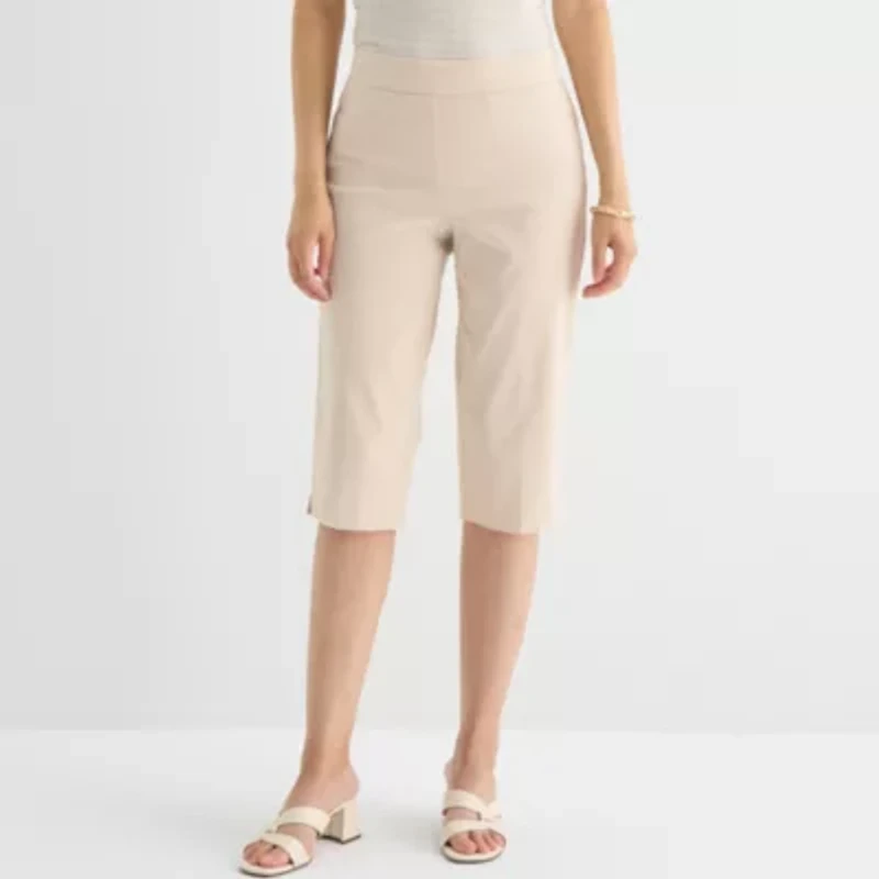 Liz Claiborne Lisa Womens Straight Capri Pant