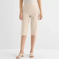 Liz Claiborne Lisa Womens Straight Capri Pant