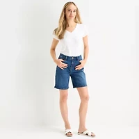 Liz Claiborne Lana Womens Denim Short