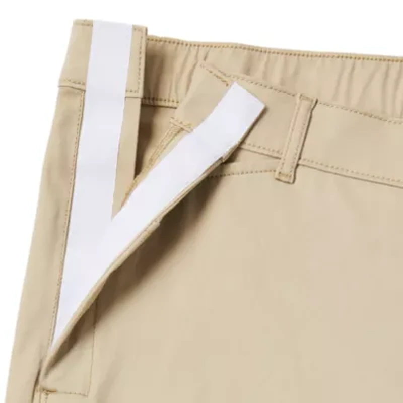 St. John's Bay Womens Plus Adaptive Easy-on + Easy-off Straight Capri Pant