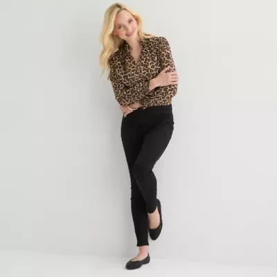 St. John's Bay Womens Mid Rise Jegging Jean