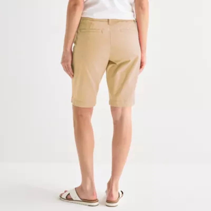 St. John's Bay Womens 11" Bermuda Short
