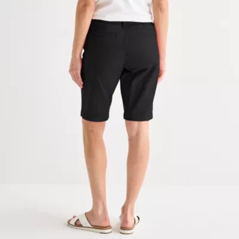St. John's Bay Womens 11" Bermuda Short