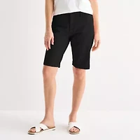 St. John's Bay Womens 11" Bermuda Short