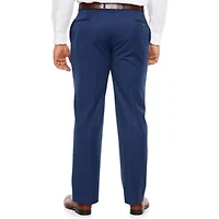 Collection by Michael Strahan Blue Texture Classic Fit Suit Pants - Big and Tall