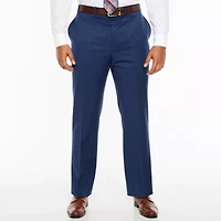 Collection by Michael Strahan Blue Texture Classic Fit Suit Pants - Big and Tall