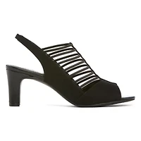 east 5th Neville Womens Round Peep Toe Block Heel Pumps