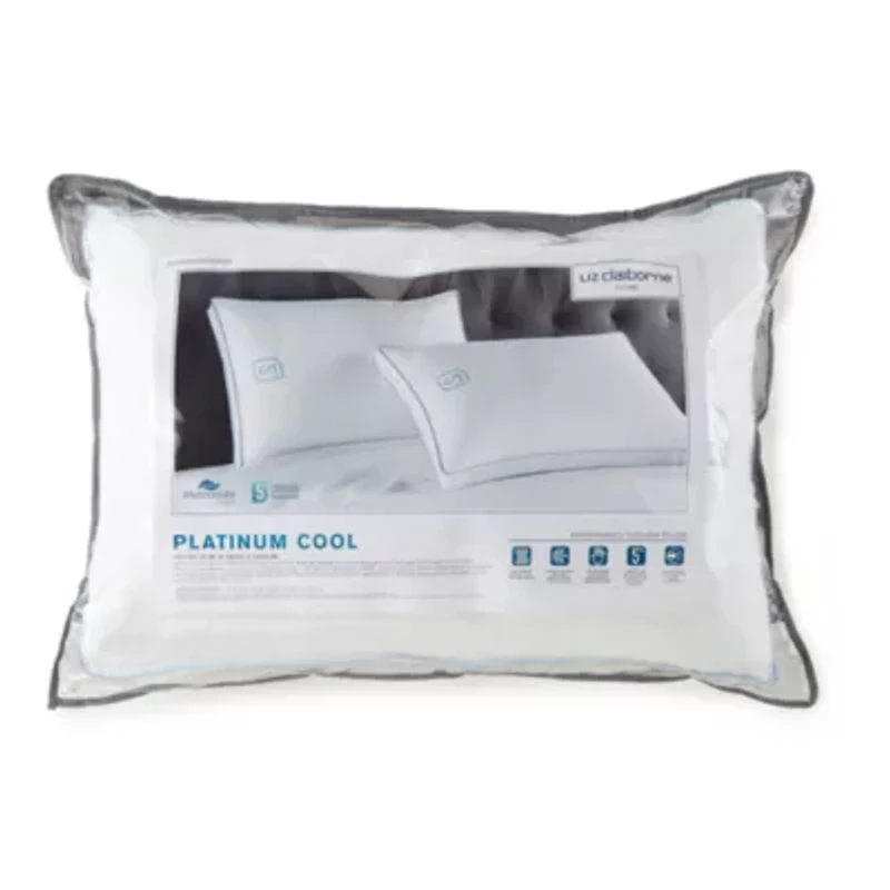 Liz Claiborne Platinum Cooling Down Alternative Medium Density Bed Pillow