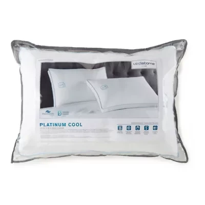 Liz Claiborne Platinum Cooling Down Alternative Medium Density Bed Pillow