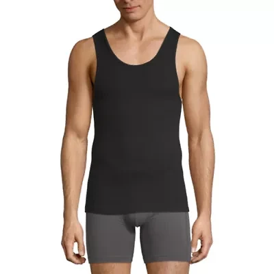 Stafford Dry + Cool Mens 4 Pack Quick Tank