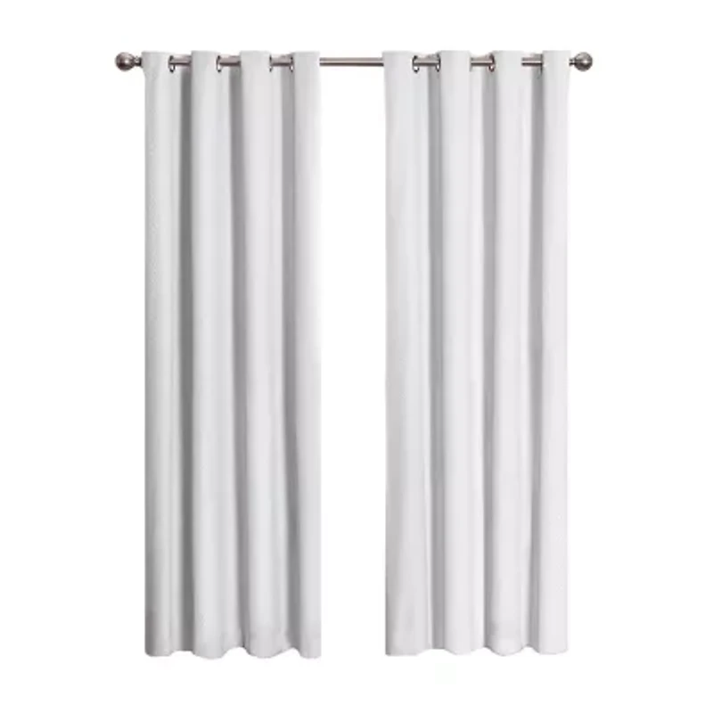 Eclipse Cassidy Grommet Top Blackout Single Curtain Panel