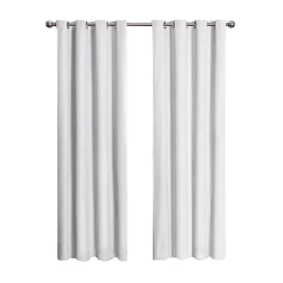 Eclipse Cassidy Grommet Top Blackout Single Curtain Panel