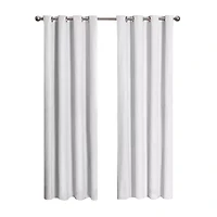 Eclipse Cassidy Grommet Top Blackout Single Curtain Panel