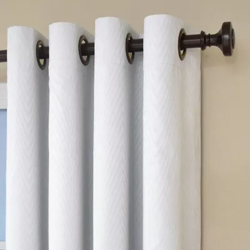 Eclipse Cassidy Grommet Top Blackout Single Curtain Panel