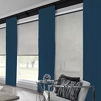 Bali Coastal Pinch Pleat Custom Light-Filtering Single Curtain Panel