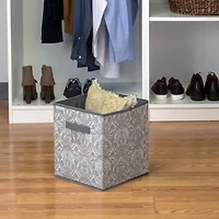 Kennedy International Square Grey Fabric Storage Box
