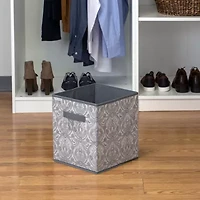 Kennedy International Square Grey Fabric Storage Box